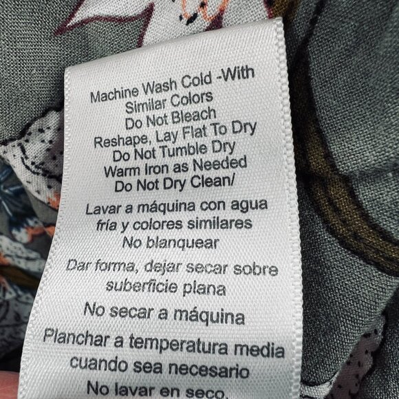 Lascana Venus Womens Boho Floral Peasant Blouse M Green Puff Sleeve Cottagecore - Picture 6 of 10